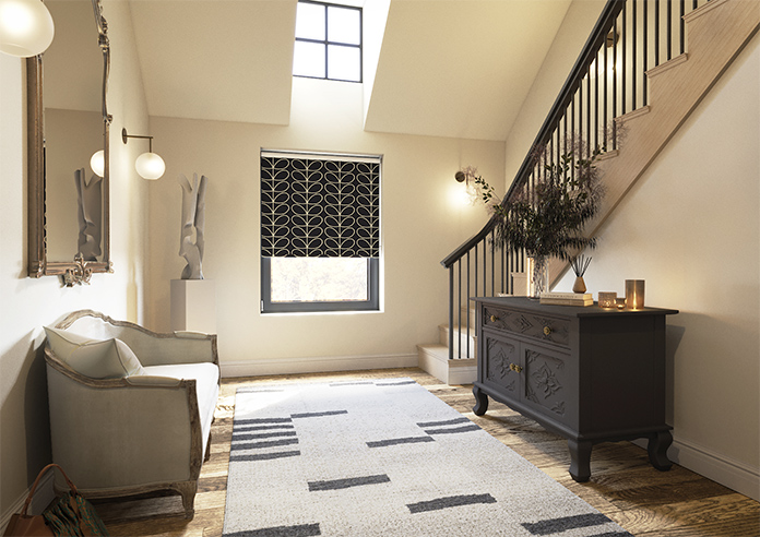 Orla Kiely Jumbo Linear Stem, Liquorice - Roller Blind - Image 7